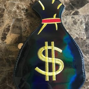 Black Money Bag Purse